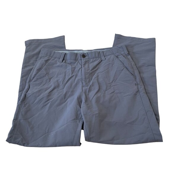 Under Armour Hybrid Pants Men's Size 32x30 Gray Loose Fit Golf Casual - Picture 2 of 5